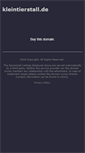 Mobile Screenshot of kleintierstall.de